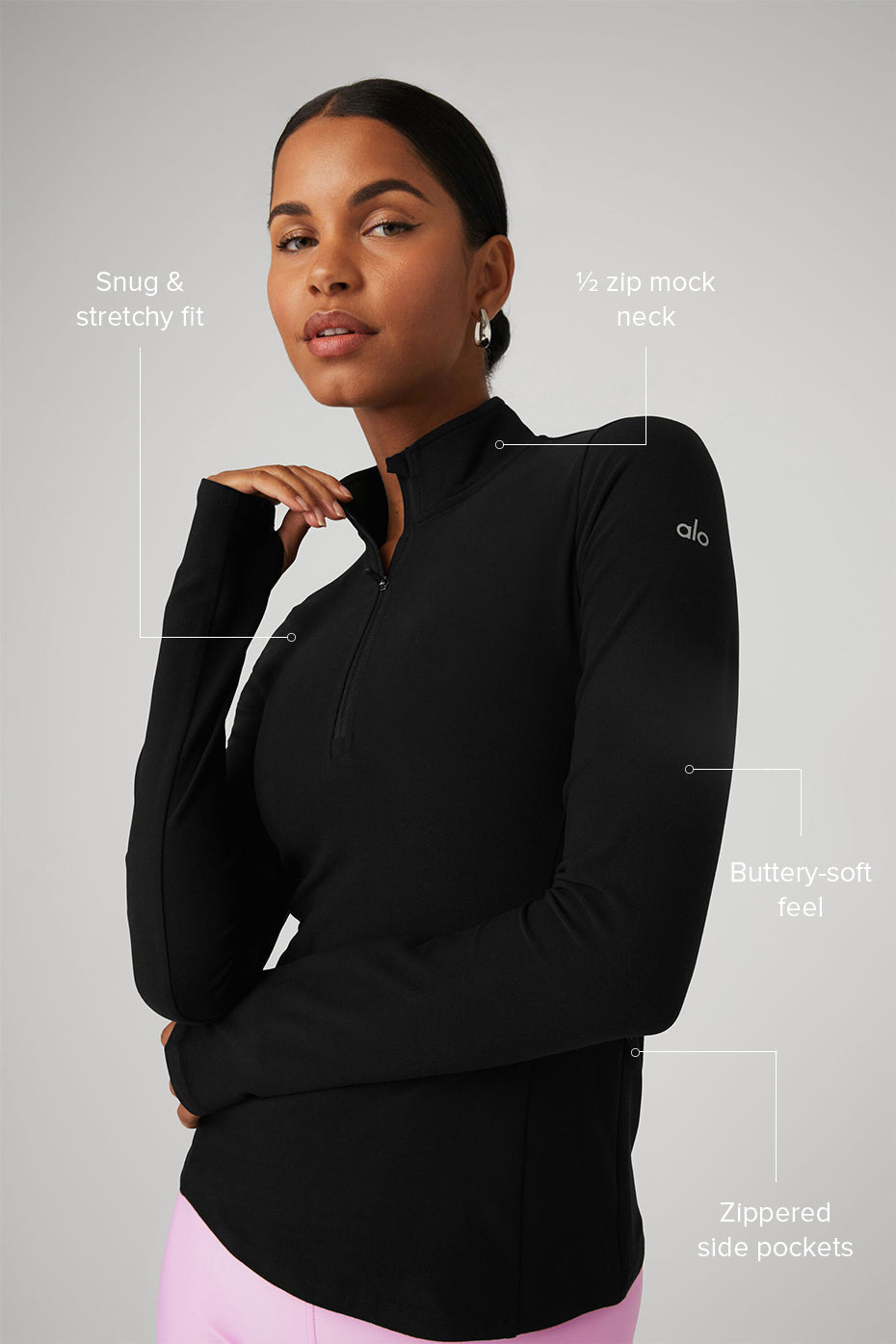Pull rapide - Alosoft 1/2 Zip "best seller"