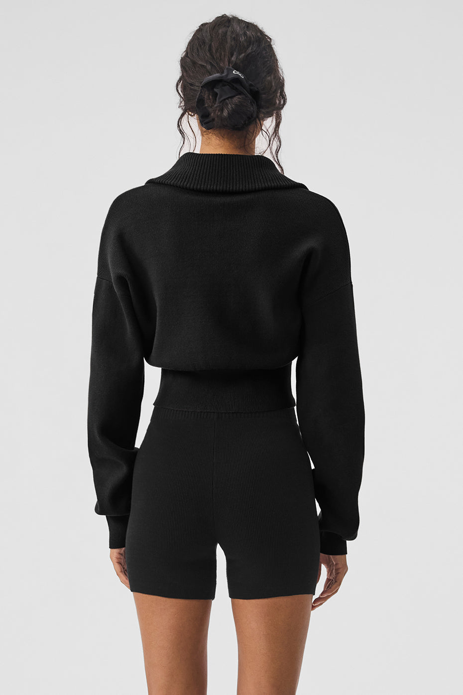 Veste courte en tricot Scholar à fermeture éclair intégrale "BINETÔT DE RETOUR "