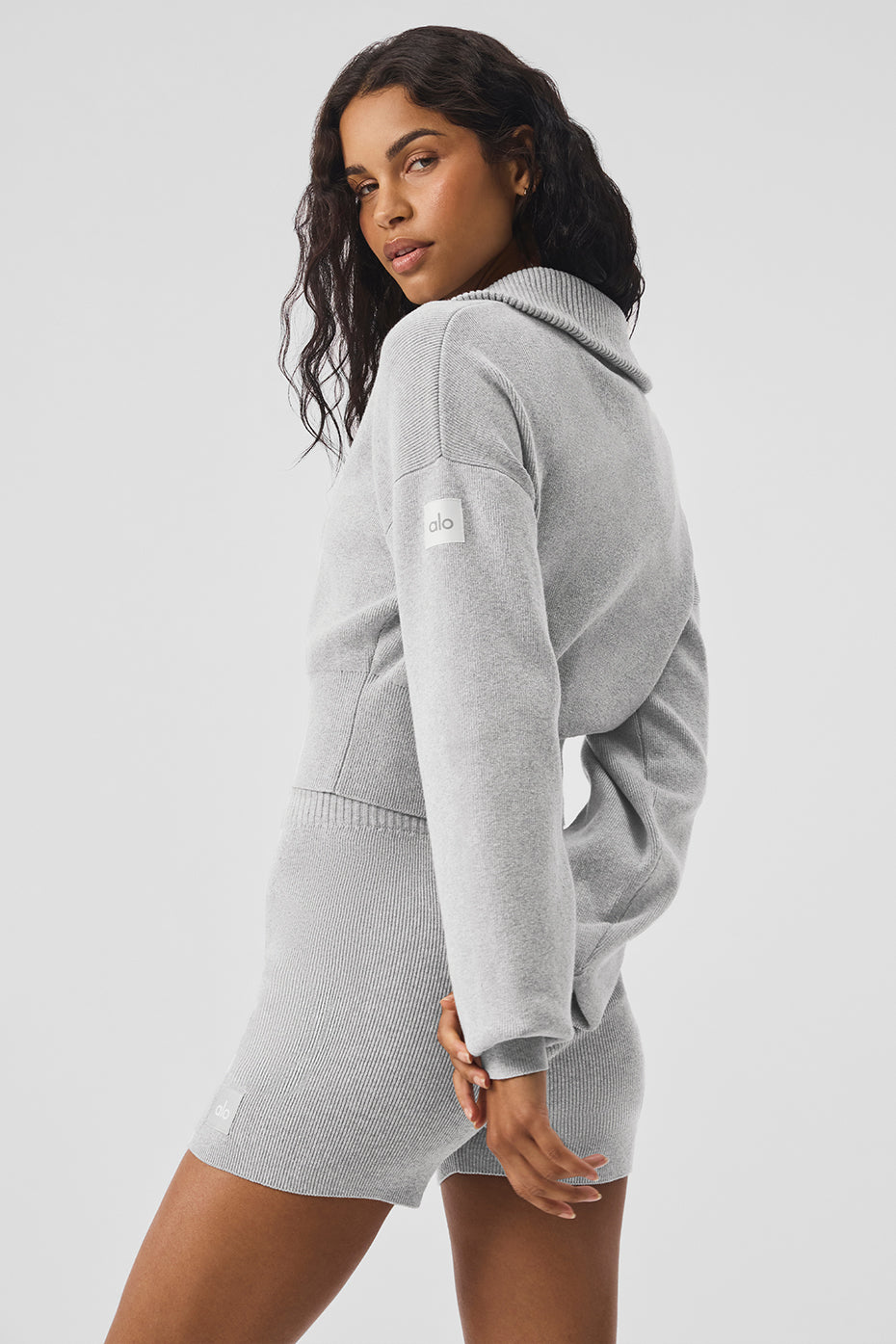Veste courte en tricot Scholar à fermeture éclair intégrale "BINETÔT DE RETOUR "